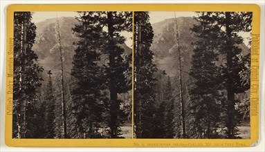 Collier Mt. from Peru Fork. Snake River, Colorado; Joseph Collier, American, born Scotland, 1836 - 1910, 1865 - 1870; Albumen