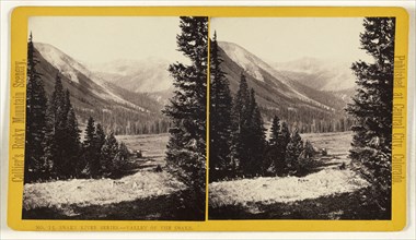 Valley of the Snake. Snake River, Colorado; Joseph Collier, American, born Scotland, 1836 - 1910, 1865 - 1870; Albumen silver