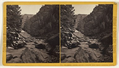 Below The Falls Looking Down. Clear Creek, Colorado; Joseph Collier, American, born Scotland, 1836 - 1910, 1865 - 1870; Albumen