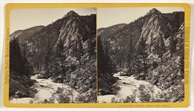 Near the Falls. Boulder, Colorado; Joseph Collier, American, born Scotland, 1836 - 1910, 1865 - 1870; Albumen silver print
