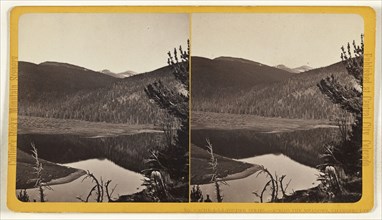Across the Meadows, Chambers Lake. Cache-a-la-Poudre, Colorado; Joseph Collier, American, born Scotland, 1836 - 1910, 1865