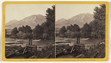 From Boulder City Looking Southwest. Boulder, Colorado; Joseph Collier, American, born Scotland, 1836 - 1910, 1865 - 1870