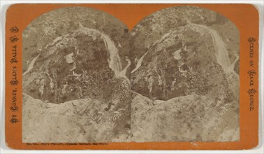Fairy Cascade, opposite Sabbath Day Point. Lake George, New York; George W. Conkey, American, 1837 - about 1900, 1870s; Albumen