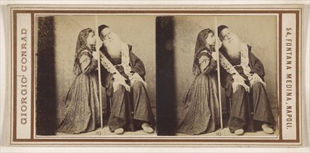 Confession - Naples 1872; Giorgio Conrad, Italian, active 1860s, 1872; Albumen silver print