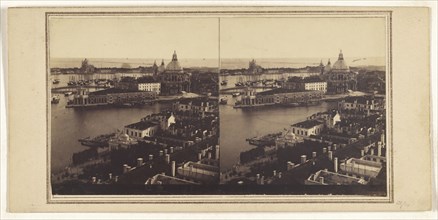 Panorama of Venice, Italy; about 1859; Albumen silver print