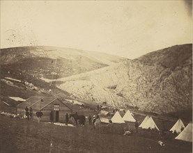 Camp of the 4th Dragoon Guards, near Karyne; Roger Fenton, English, 1819 - 1869, Manchester, England; 1855; Salted paper print