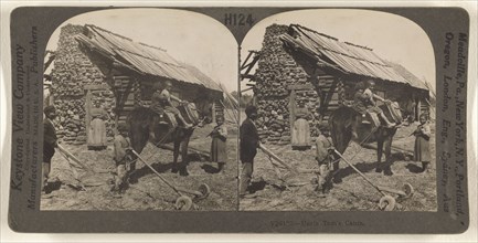 Uncle Tom's Cabin; Underwood & Underwood, American, 1881 - 1940s, about 1900; Gelatin silver print