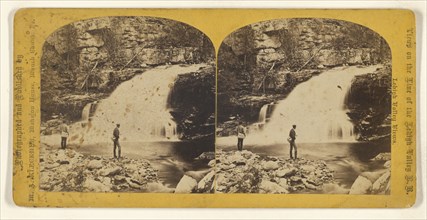 Minnisink Falls - Stony Creek; M.A. Kleckner, American, active Pennsylvania 1870s, 1870s; Albumen silver print