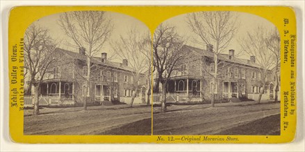 Original Moravian Store. Bethlehem, Pa; M.A. Kleckner, American, active Pennsylvania 1870s, 1870s; Albumen silver print