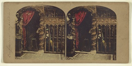 Confessional napolitain; Attributed to London Stereoscopic Company, active 1854 - 1890, about 1860; Hand colored Albumen silver
