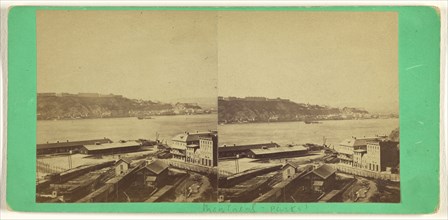 View of Quebec, Canada; Attributed to L.P. Vallée, Canadian, 1837 - 1905, active Quebéc, Canada, about 1870; Albumen silver