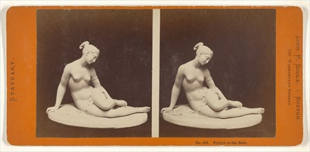 Nymph at the Bath; John P. Soule, American, 1827 - 1904, about 1870; Albumen silver print