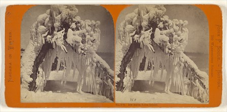 Ice Arch, Luna Island; John P. Soule, American, 1827 - 1904, about 1865; Albumen silver print