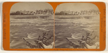 Horse Shoe Fall, from Goat Island; John P. Soule, American, 1827 - 1904, about 1865; Albumen silver print