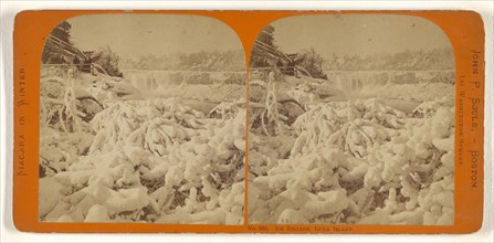 Ice Foliage, Luna Island; John P. Soule, American, 1827 - 1904, about 1865; Albumen silver print