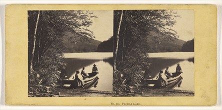 Profile Lake; John P. Soule, American, 1827 - 1904, 1861 - 1862; Albumen silver print