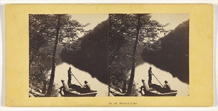 Profile Lake; John P. Soule, American, 1827 - 1904, 1861 - 1862; Albumen silver print