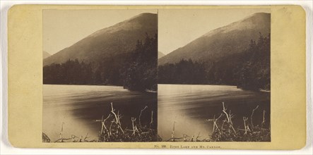Echo Lake and Mt. Cannon; John P. Soule, American, 1827 - 1904, about 1861; Albumen silver print