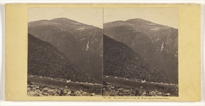 Mt. Jefferson, from Mt. Washington Carriage Road; John P. Soule, American, 1827 - 1904, about 1861; Albumen silver print