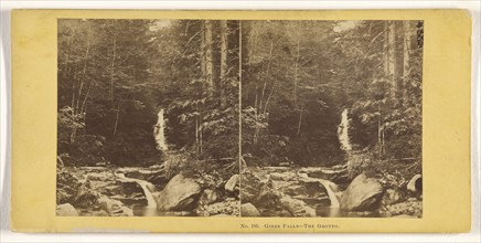 Gibbs Falls - The Grotto; John P. Soule, American, 1827 - 1904, about 1861; Albumen silver print