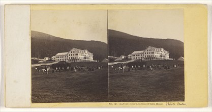 Haying Scene, in front of Glen House; John P. Soule, American, 1827 - 1904, about 1861; Albumen silver print