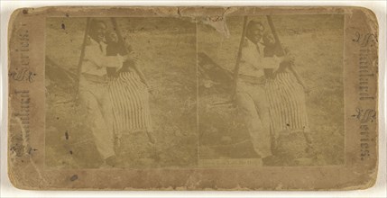 Does You Lub Me Huh? Standard Series; American; about 1880; Albumen silver print
