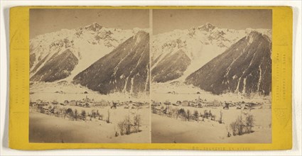 Chamonix en Hiver; Tairraz Frères; about 1865; Albumen silver print