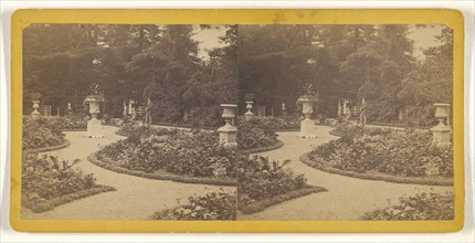 Garden, possibly at Fredericton, New Brunswick, Canada; George T. Taylor, Canadian, active 1870s, April 1873; Albumen silver