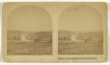 River view from Fernihurst, or Connally's; Nat W. Taylor & Jones; 1880s; Albumen silver print