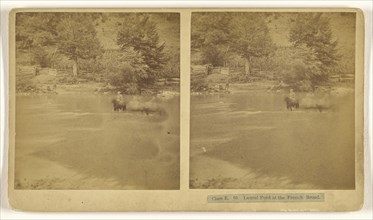 Laurel Ford at the French Broad; Nat W. Taylor & Jones; 1880s; Albumen silver print