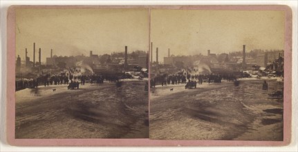 View of the Ruins of the Great Conflagration at Haverhill, Mass., Feb. 17 & 18, 1882; P.W. Tennant, American, active 1870s