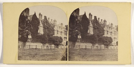 Merton College, Oxford; Stephen Thompson, British, about 1830 - 1893, 1860s; Albumen silver print