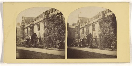 Saint John's College, Oxford; Stephen Thompson, British, about 1830 - 1893, 1860s; Albumen silver print