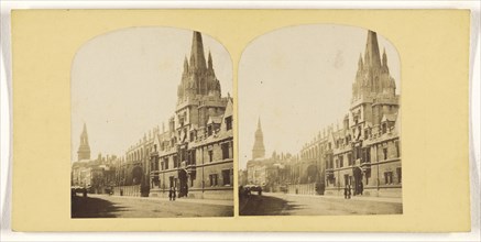 Saint Mary's Church, Oxford; Stephen Thompson, British, about 1830 - 1893, 1860s; Albumen silver print