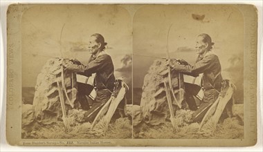 From Hayden's Survey. Navajoe Indian Hunter; James T. Thurlow, American, 1831 - 1878, 1870s; Albumen silver print