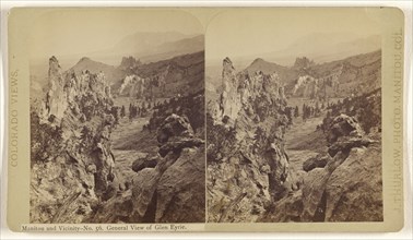 Manitou and Vicinity. General View of Glen Eyrie; James T. Thurlow, American, 1831 - 1878, 1870s; Albumen silver print