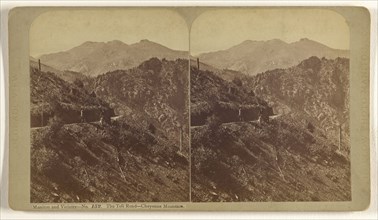 Manitou and Vicinity. The Toll Road - Cheyenne Mountain; James T. Thurlow, American, 1831 - 1878, 1870s; Albumen silver print