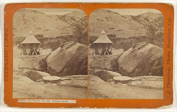 Manitou and Vicinity. Navajoe Spring; James T. Thurlow, American, 1831 - 1878, 1870s; Albumen silver print