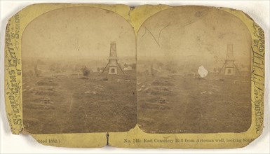 East Cemetery Hill from Artesian well, looking South; William H. Tipton, American, 1850 - 1929, active Gettysburg, Pennsylvania