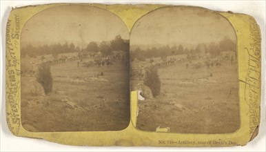 Artillery, rear of Devil's Den; William H. Tipton, American, 1850 - 1929, active Gettysburg, Pennsylvania, about 1882; Albumen