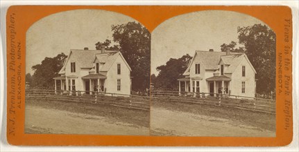 Res. of Wm. Moses, Alexandria, Minnesota; Newton J. Trenham, American, active Alexandria, Minnesota 1860s, about 1868; Albumen