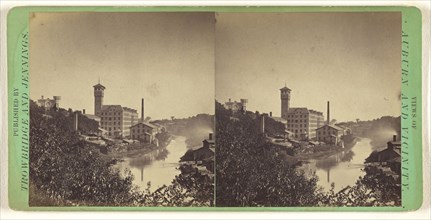 Auburn Woolen Mills, Wise, prop., Auburn, Illinois; Trowbridge & Jennings; 1870s; Albumen silver print