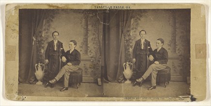 (,-illeg.)empesta and Lodere, from the Devil's Pulpit , Tallulah Falls, Ga; Tucker & Perkins; about 1860; Albumen silver print