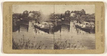 Chadbury lock; Universal Stereoscopic View Company; about 1880; Collotype