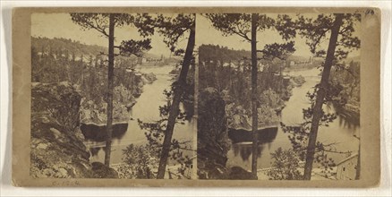 Views of the Dells on the St. Croix River; B. F. Upton, American, born 1818, active Minneapolis and St. Anthony, Minnesota, Bath