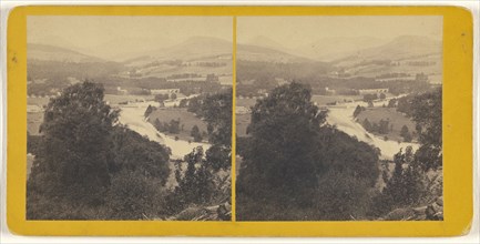 Bridge of Tilt and Glen Tilt; James Valentine, Scottish, 1815 - 1879, 1870s; Albumen silver print