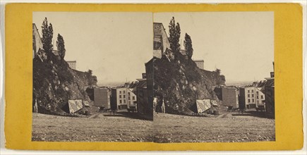 Mountain Hill, Leading to Lower Town; L.P. Vallée, Canadian, 1837 - 1905, active Quebéc, Canada, 1865 - 1875; Albumen silver