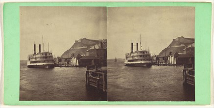 Quebec. Steamboat Quebec; L.P. Vallée, Canadian, 1837 - 1905, active Quebéc, Canada, 1865 - 1875; Albumen silver print