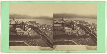 View from the citadel, Quebec, Canada; L.P. Vallée, Canadian, 1837 - 1905, active Quebéc, Canada, 1865 - 1875; Albumen silver