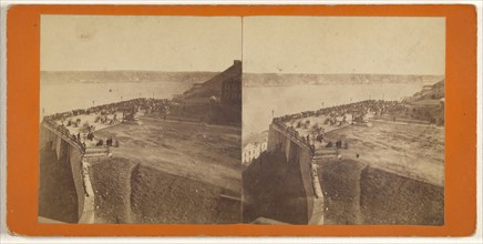 Durham Terrace, from the top of the Post Office; L.P. Vallée, Canadian, 1837 - 1905, active Quebéc, Canada, 1865 - 1875